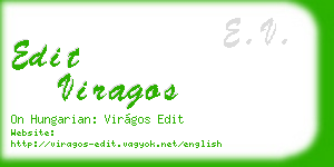 edit viragos business card